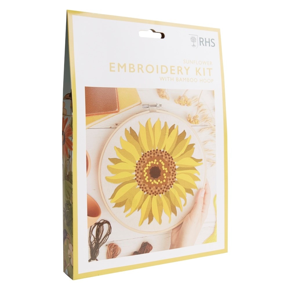 RHS embroidery kit - sunflower