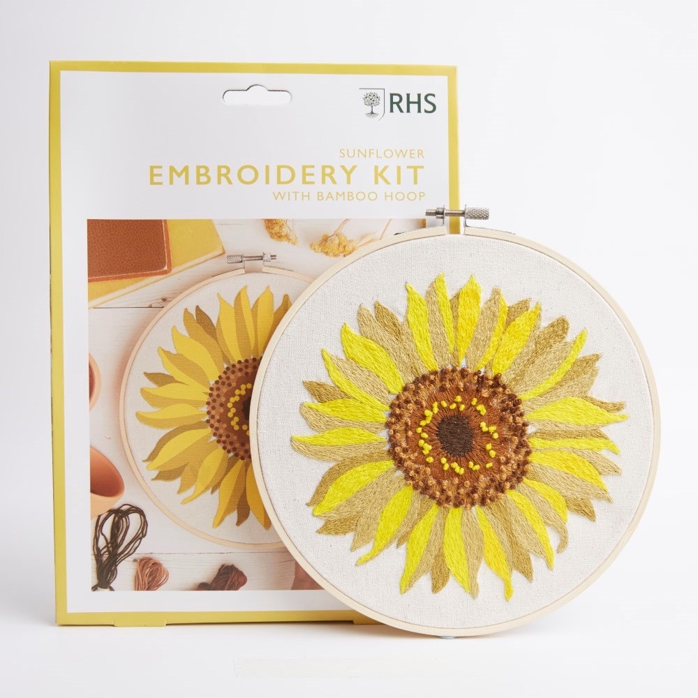 RHS embroidery kit - sunflower