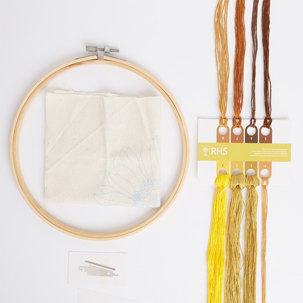 RHS embroidery kit - sunflower