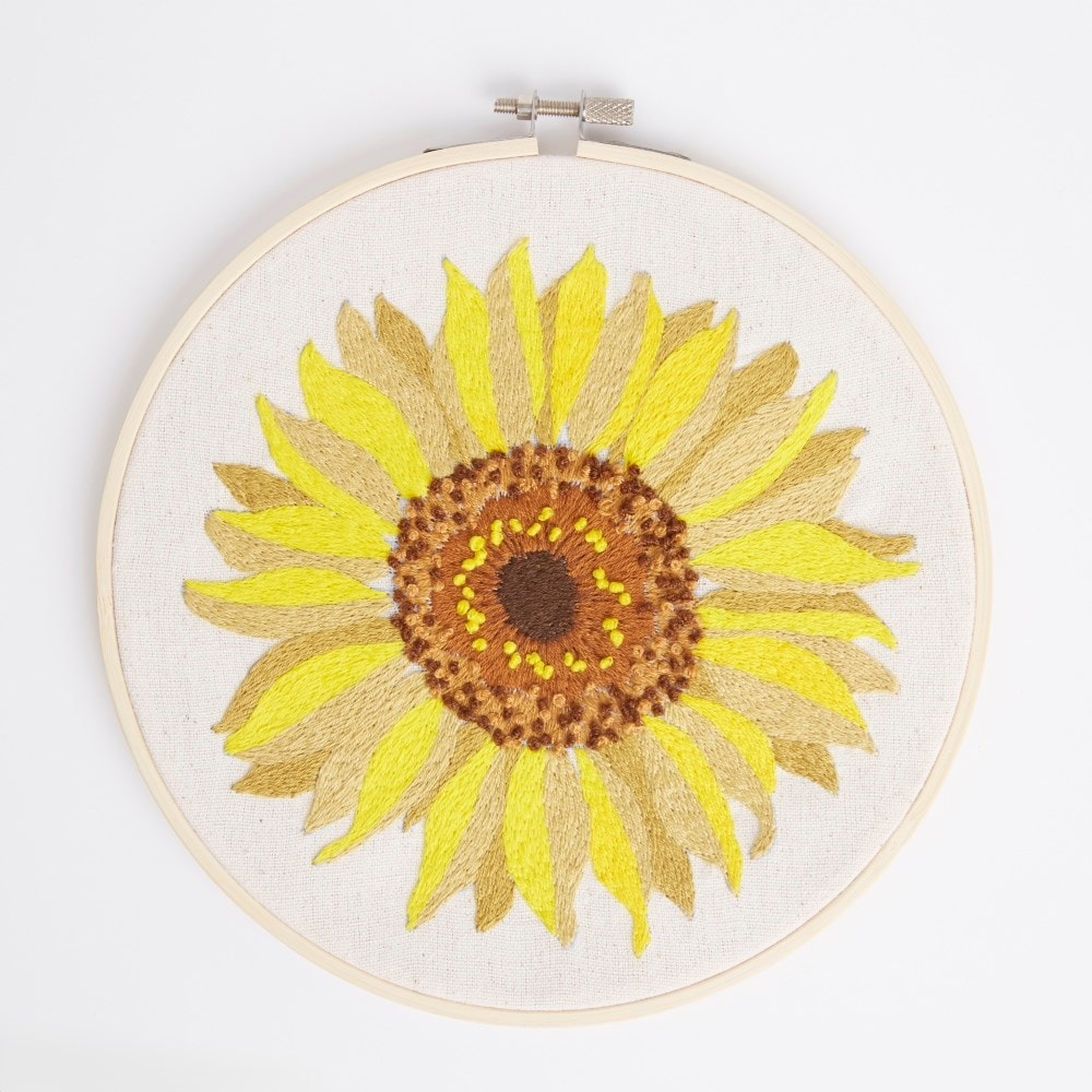RHS embroidery kit - sunflower