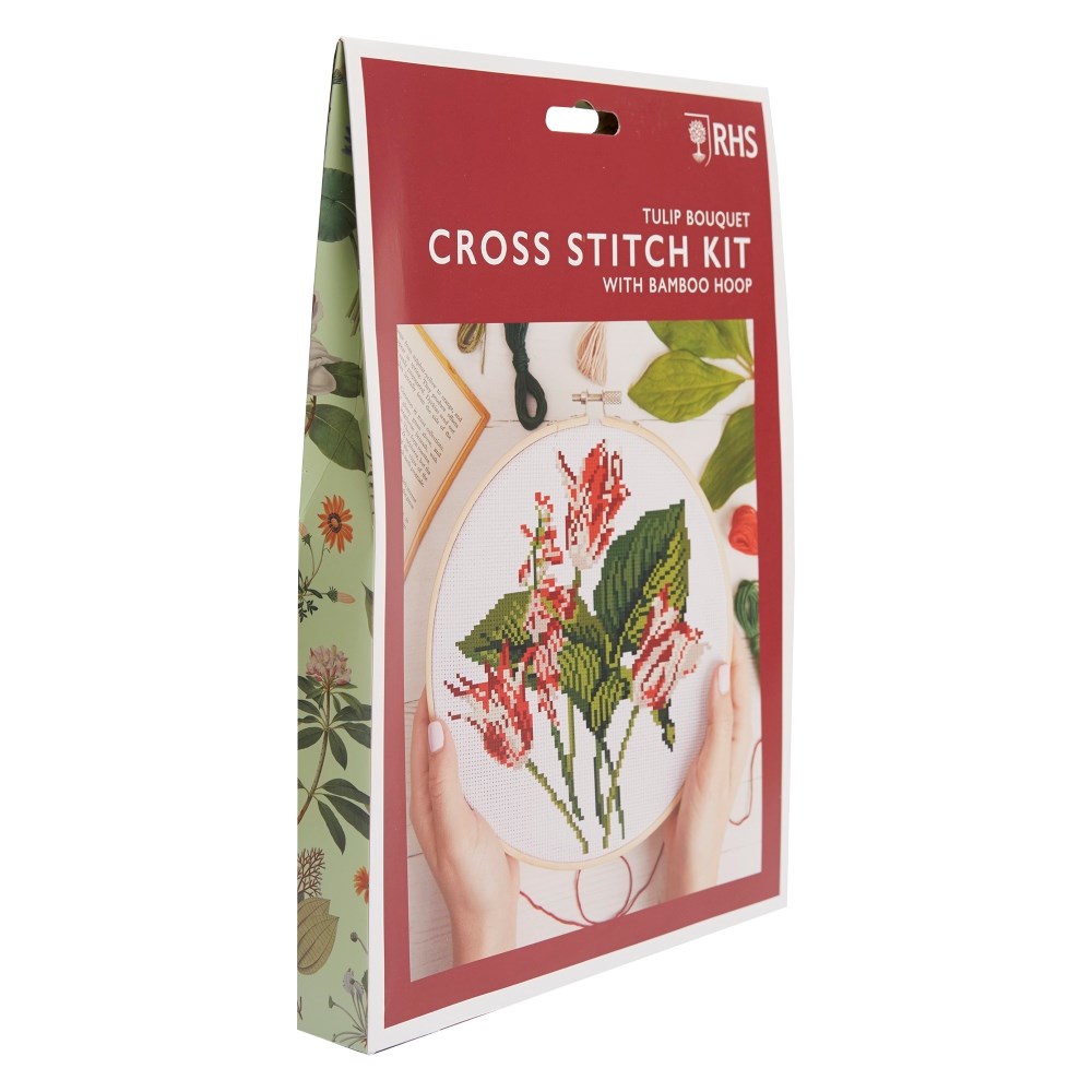 RHS cross stitch kit - tulip bouquet