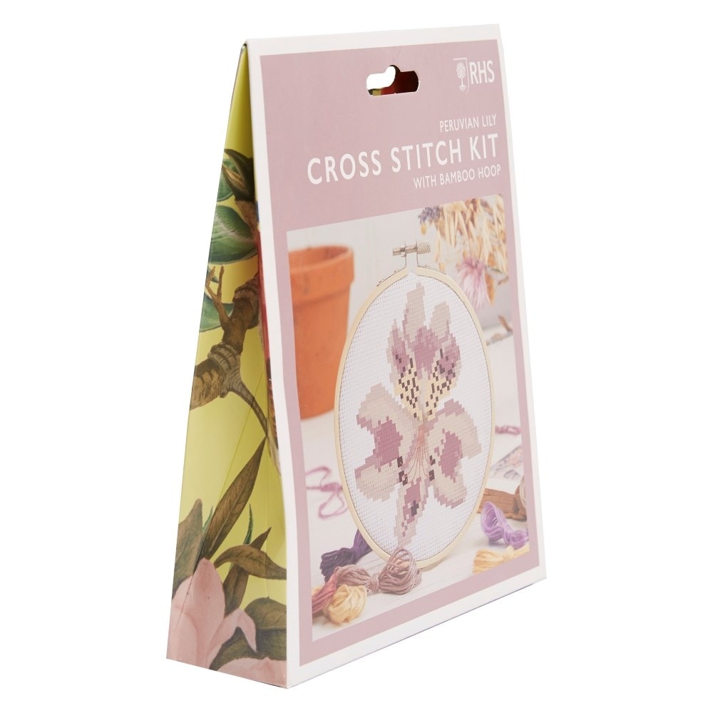 RHS cross stitch kit - Peruvian lily