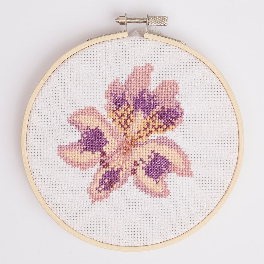 RHS cross stitch kit - Peruvian lily