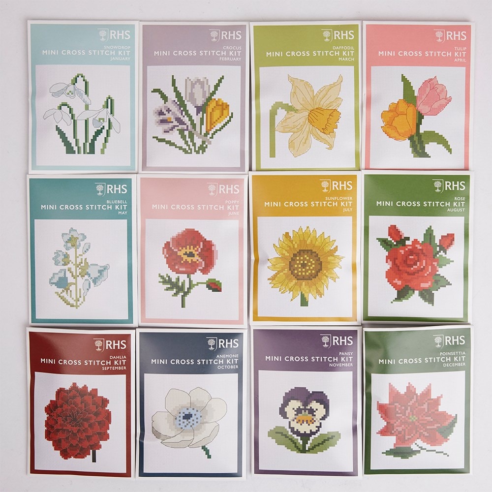 RHS cross stitch kit - 12 months of cross stitch