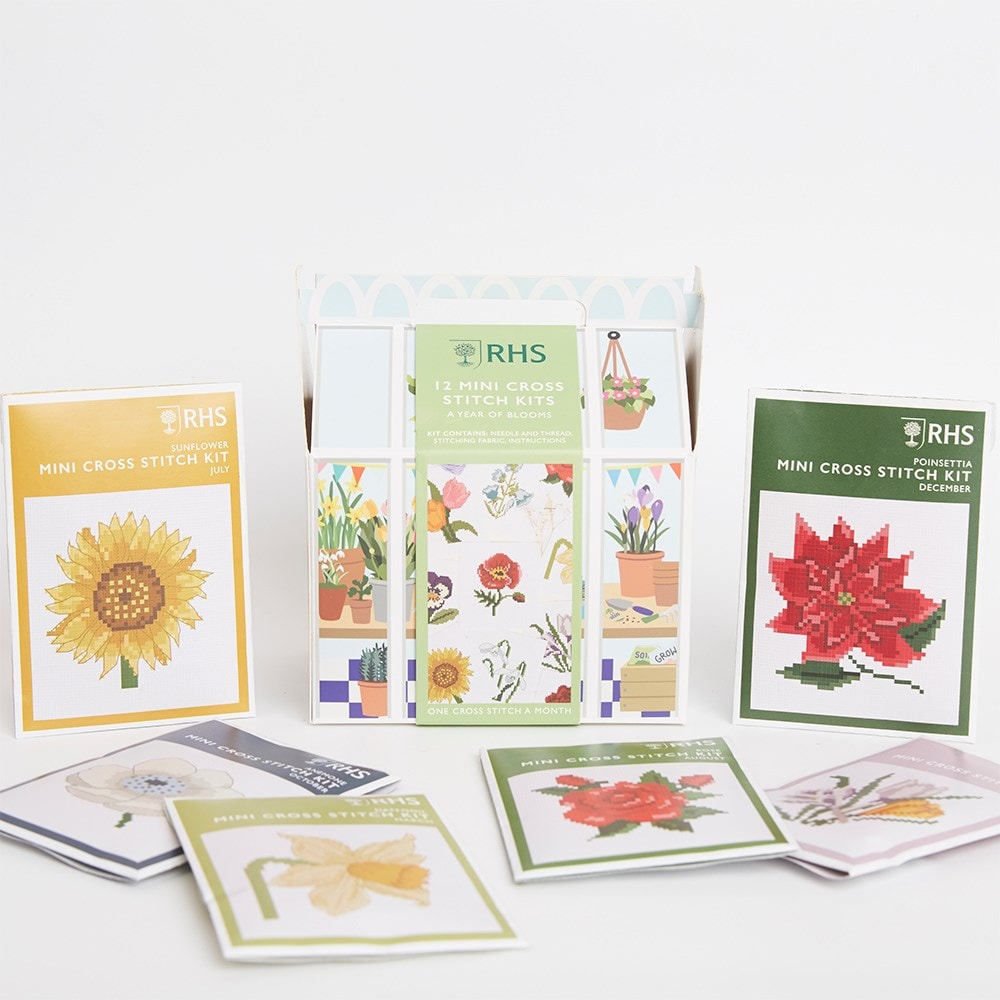 RHS cross stitch kit - 12 months of cross stitch