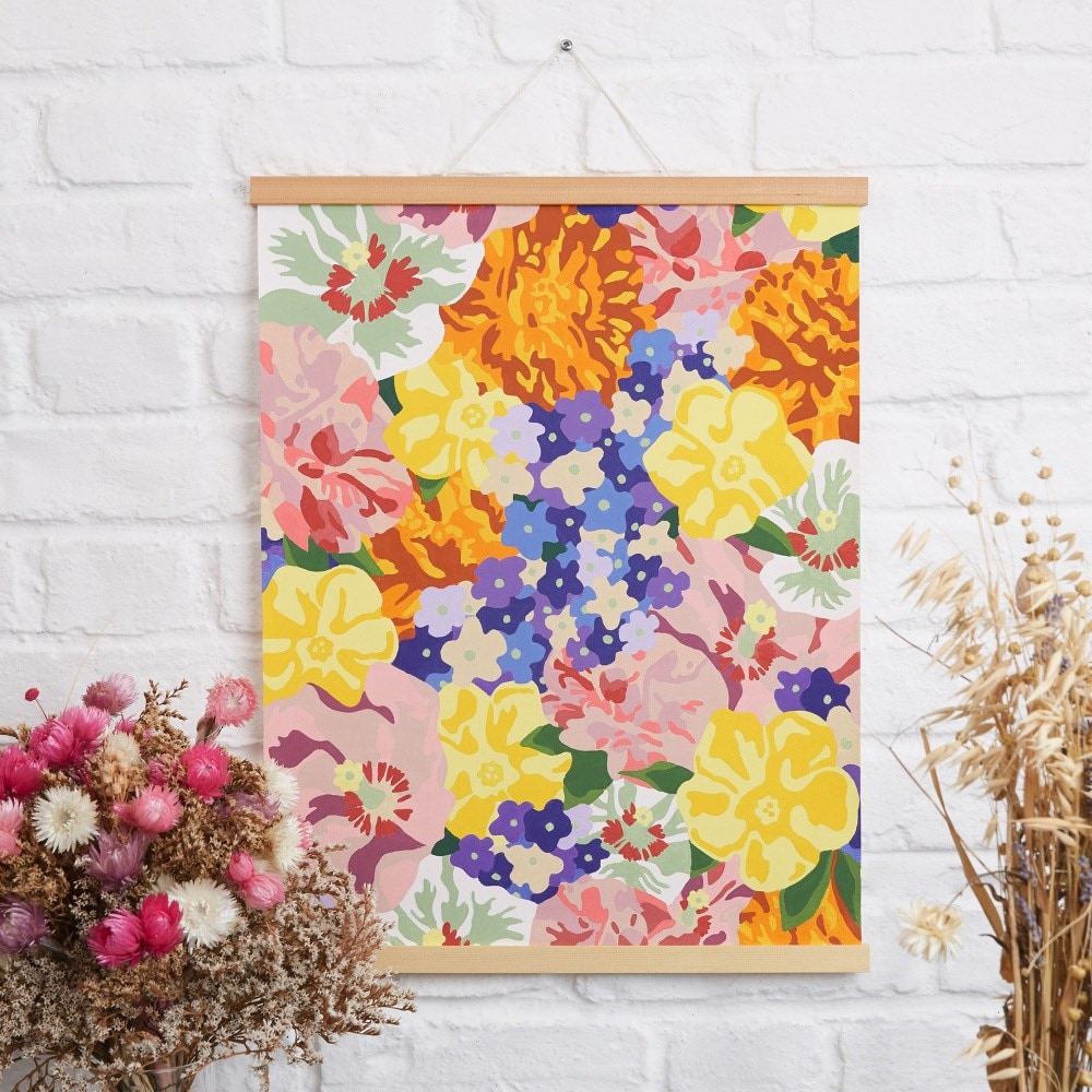 RHS paint by numbers - floral