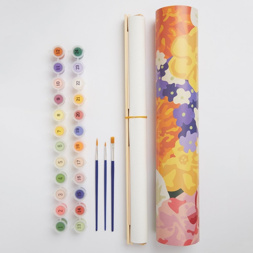 RHS paint by numbers - floral