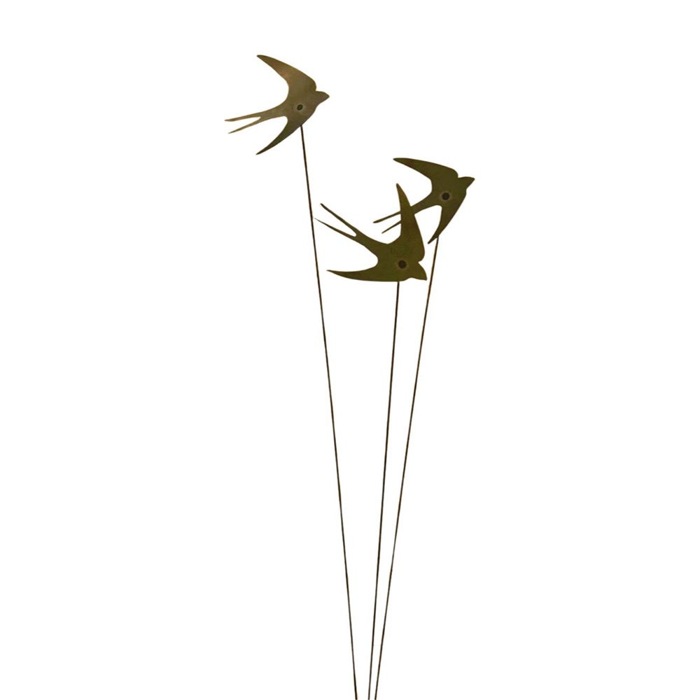Flying swallow cluster stake