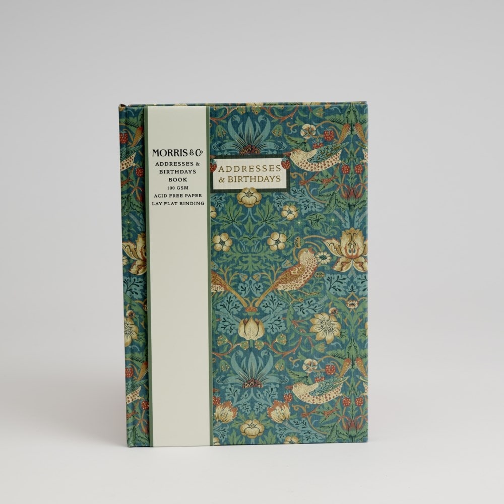 William Morris A5 birthday & address book