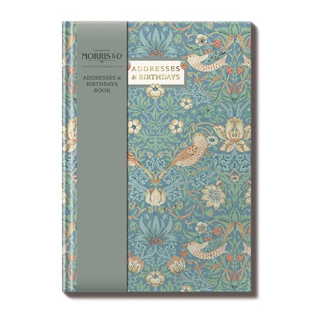 William Morris A5 birthday & address book