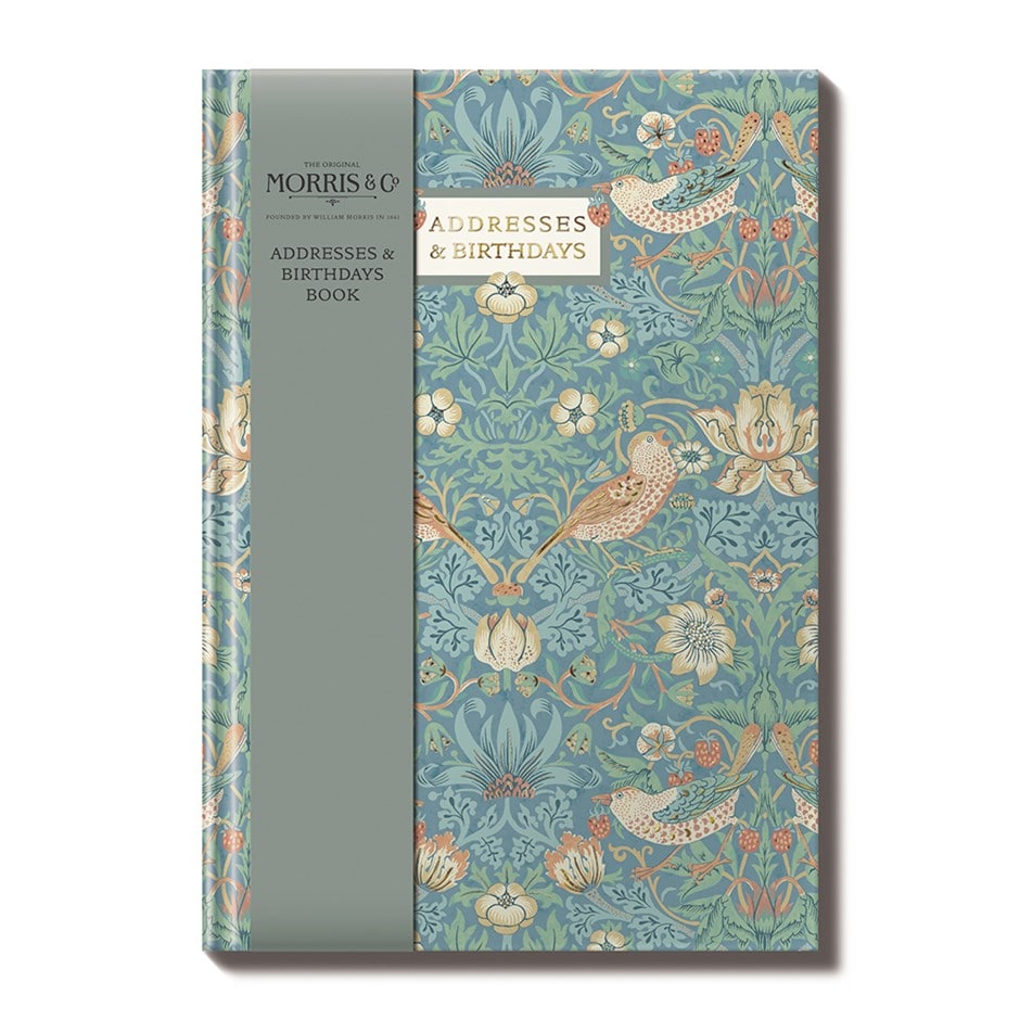 William Morris A5 birthday & address book