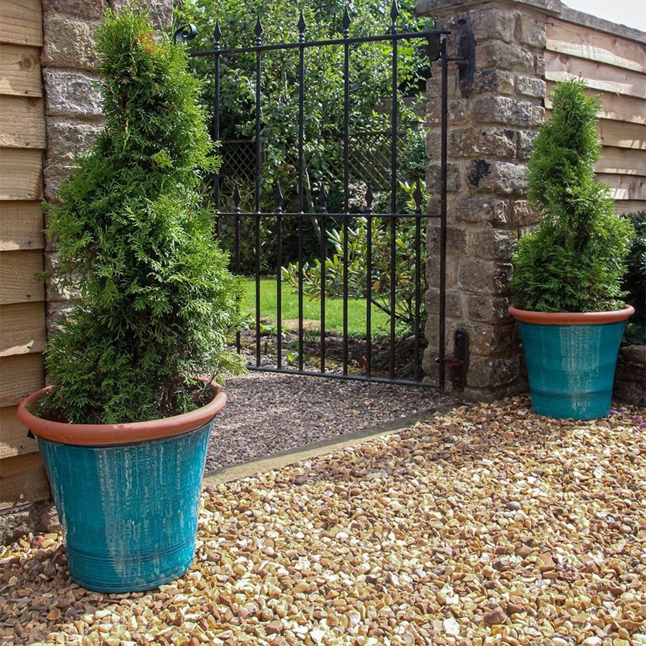 Kitchen planter - turquoise