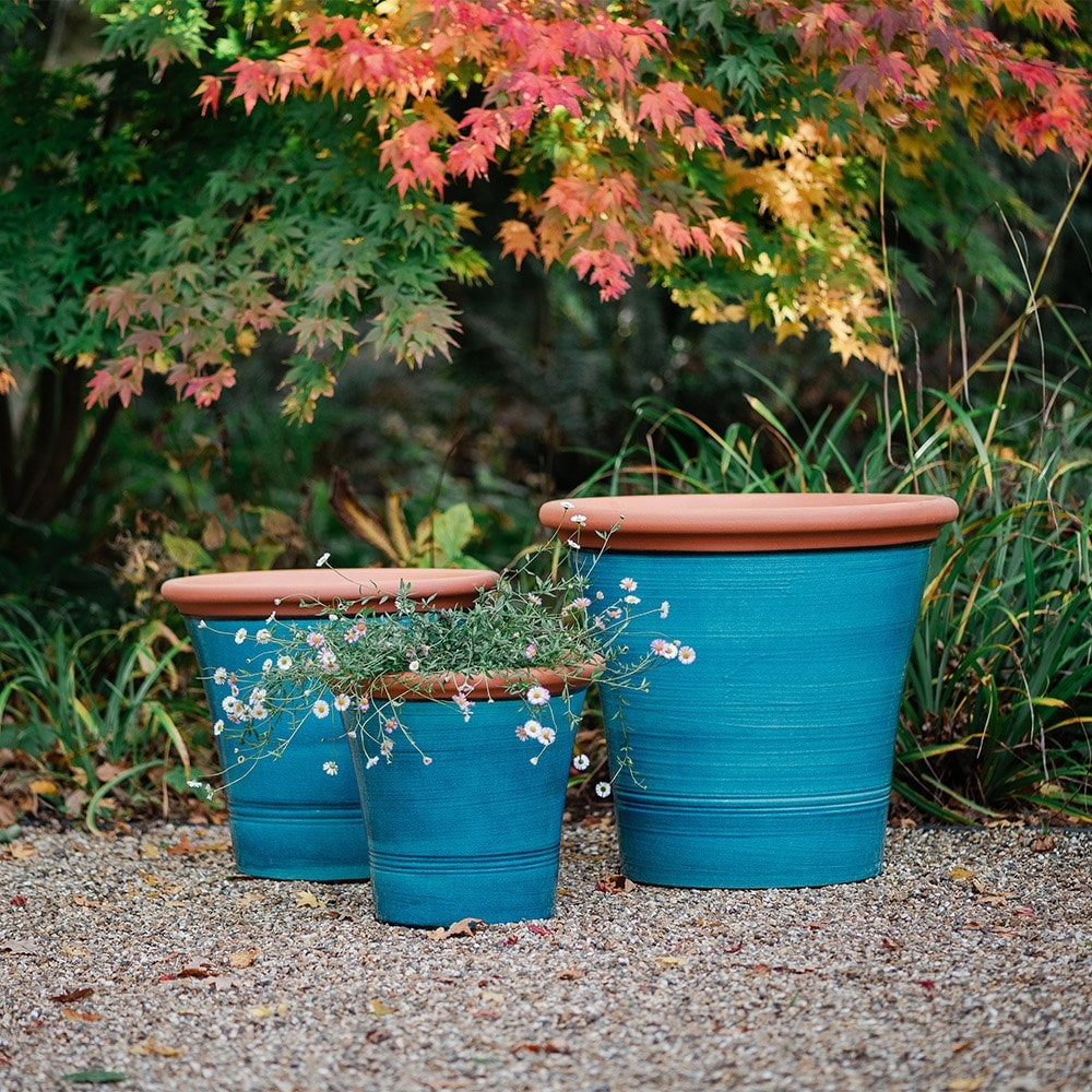 Kitchen planter - turquoise