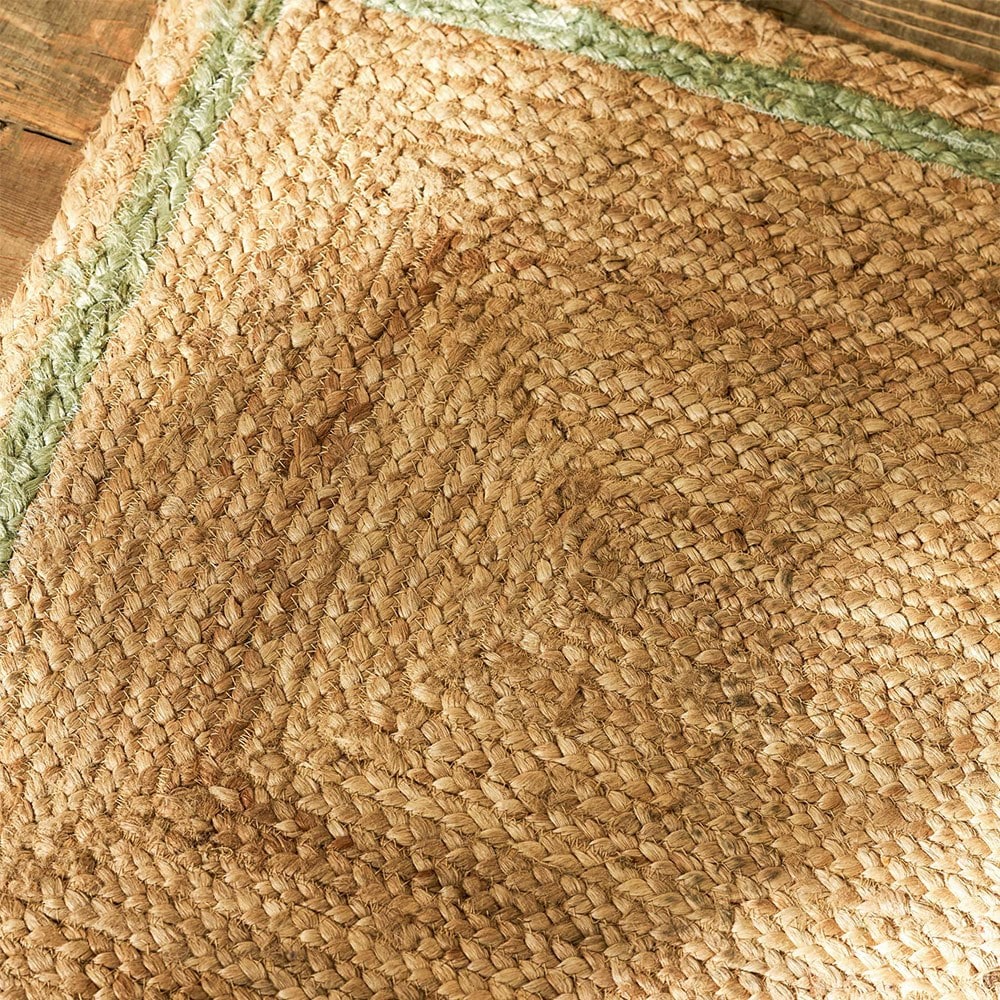 Natural jute double doormat