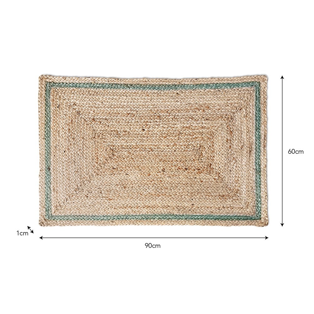 Natural jute large doormat