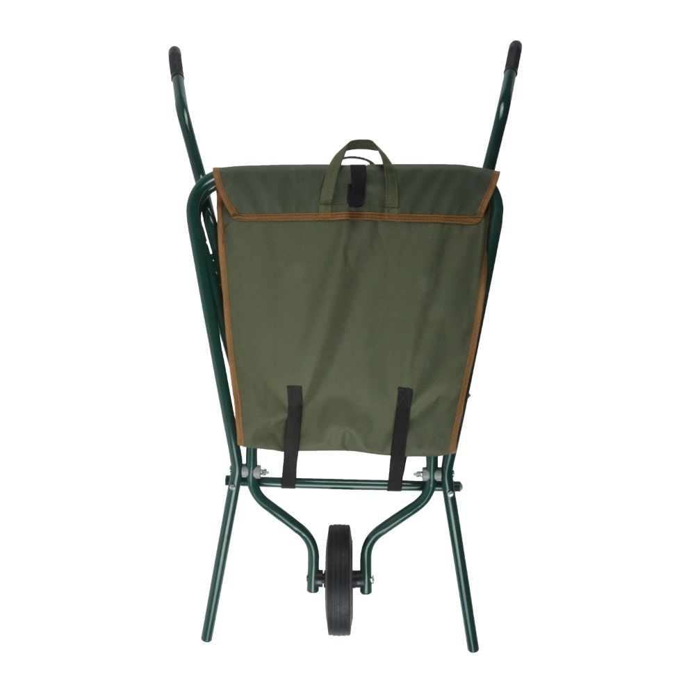 Folding wheelbarrow