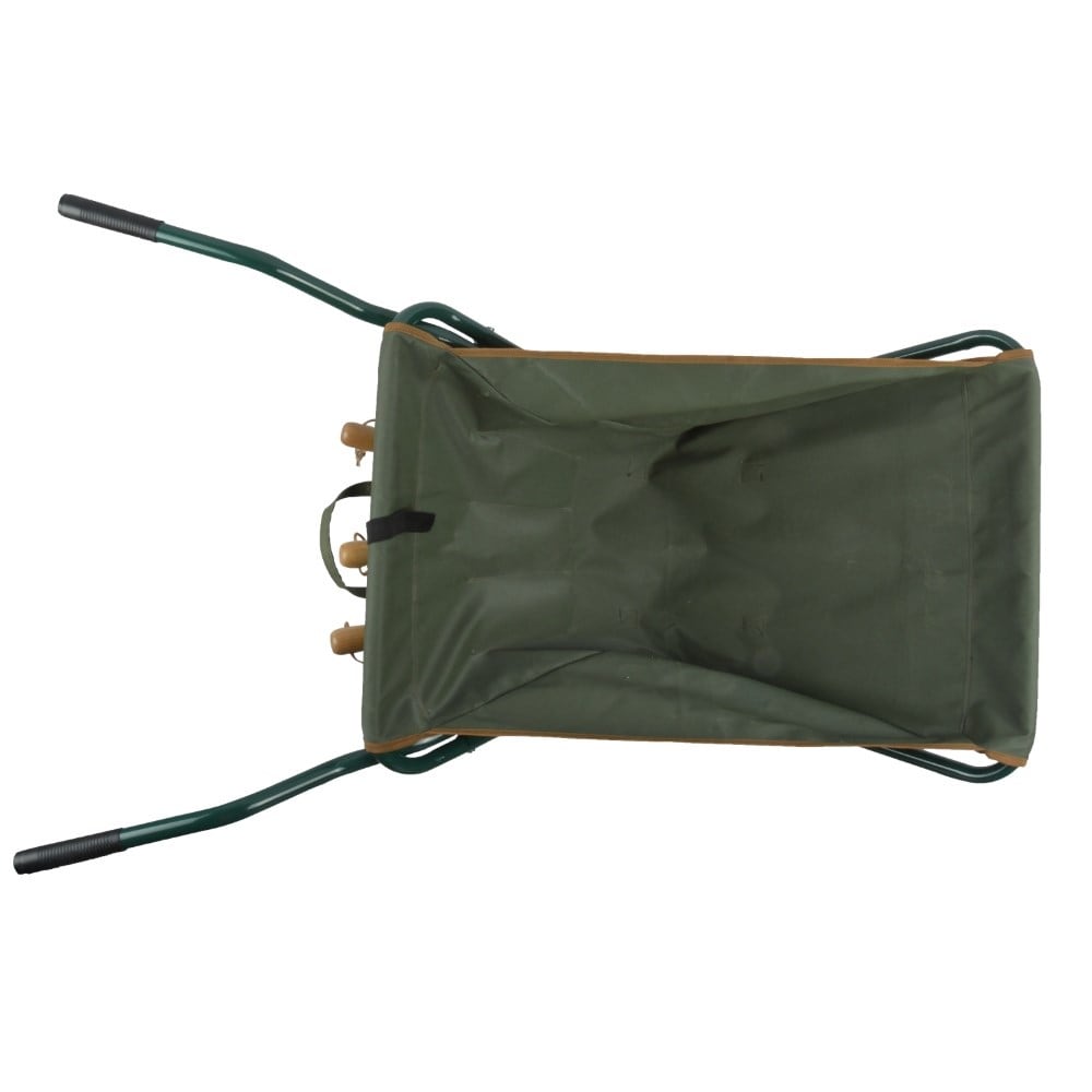 Folding wheelbarrow