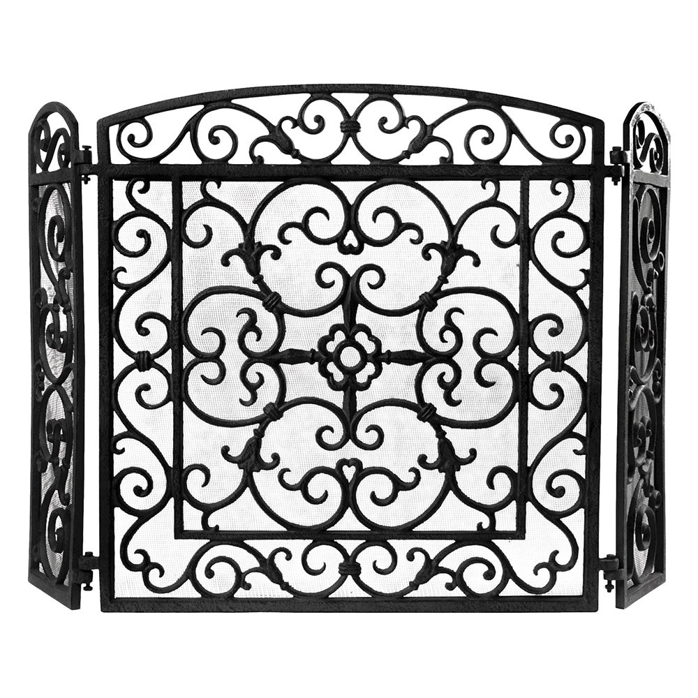 Cast iron fireguard