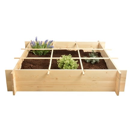Wooden raised bed