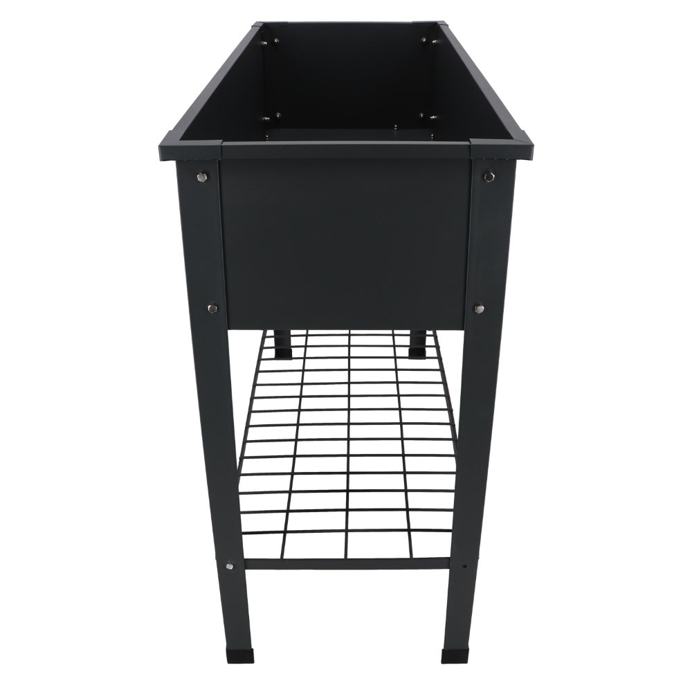 Graphite metal raised bed