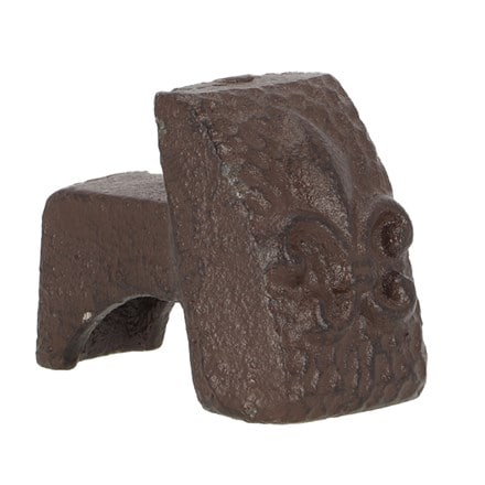 Cast iron fleur de lys pot feet