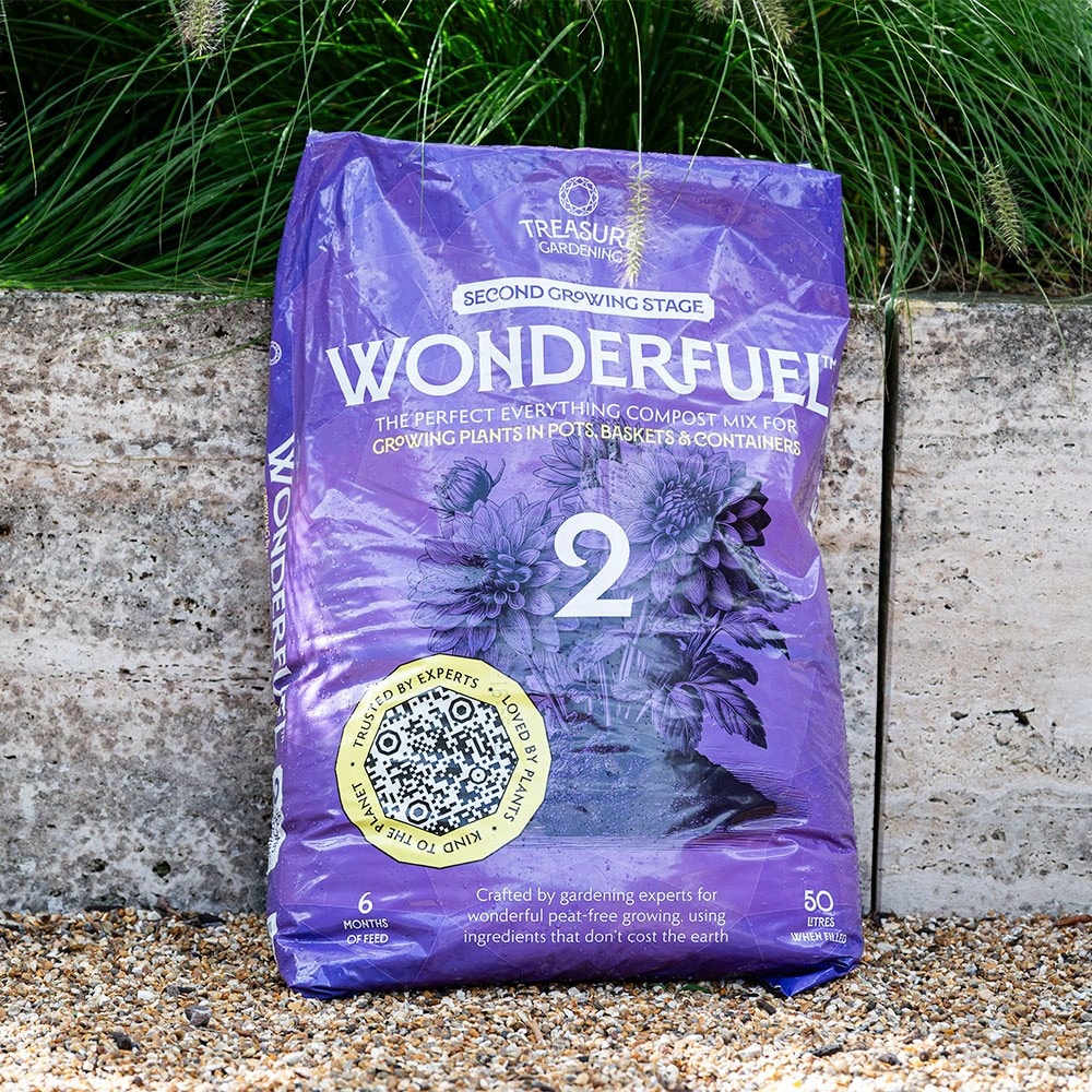 Wonderfuel peat-free pots, baskets and container compost