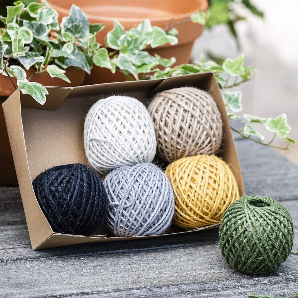 Jute twine collection gift box - set of 6