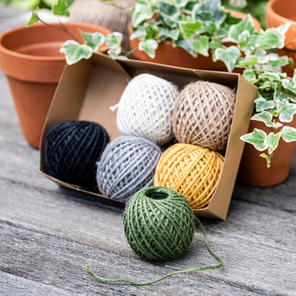 Jute twine collection gift box - set of 6