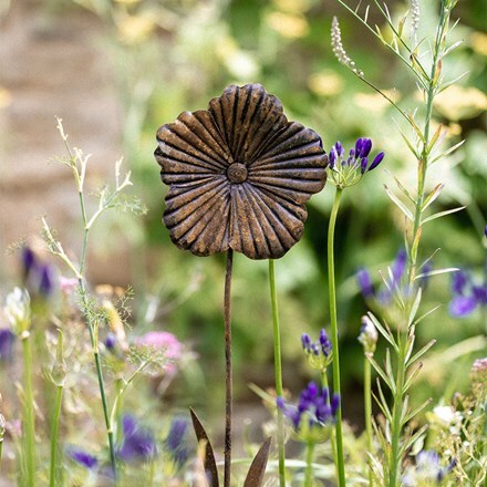Rusted poppy stake