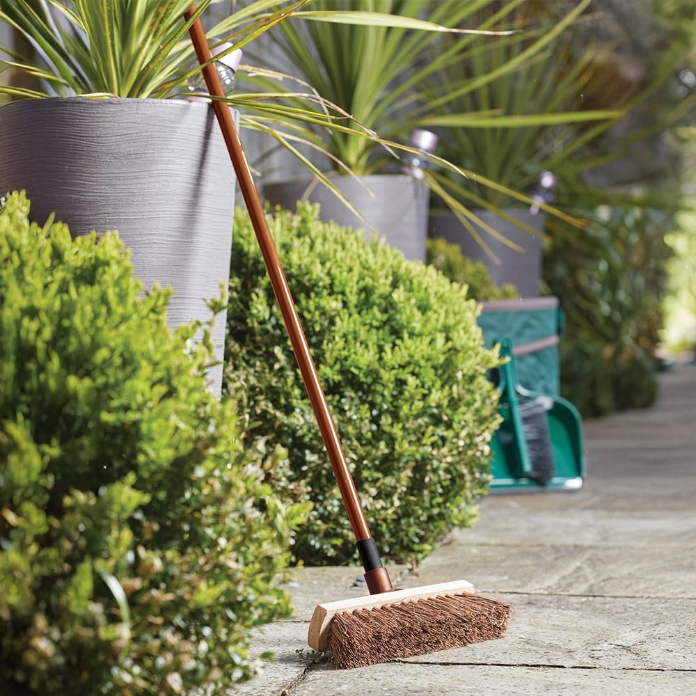 Outdoor tough bristle broom