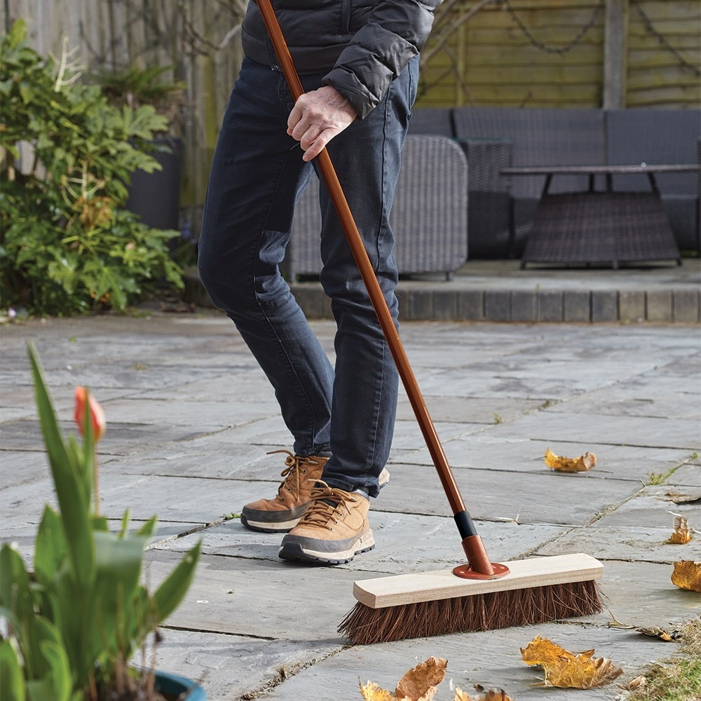 Outdoor tough bristle broom
