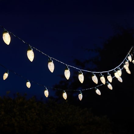 Pine cone string lights