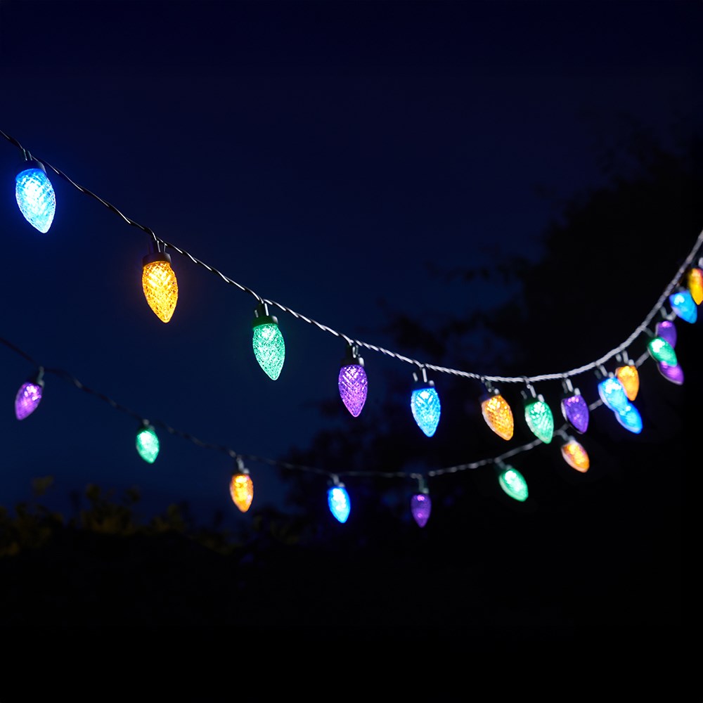 Pine cone string lights