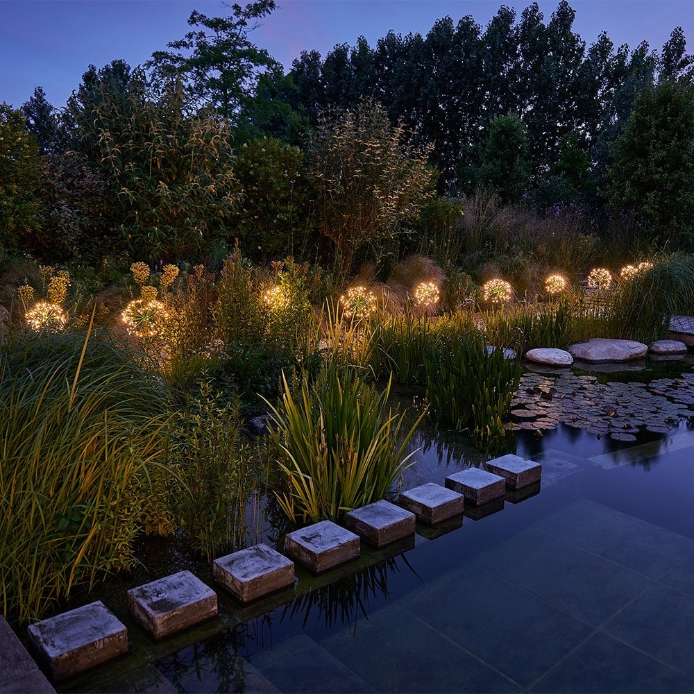 Solar dandelion light - green