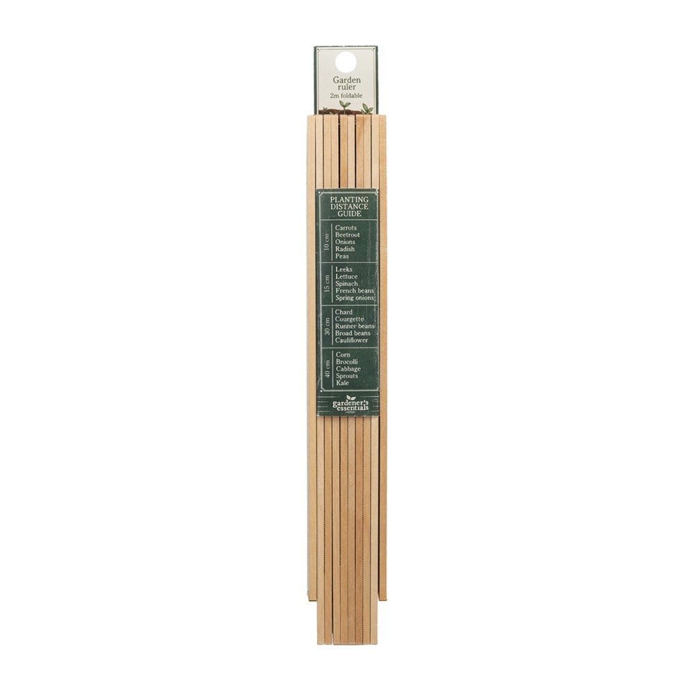 Folding garden planting ruler