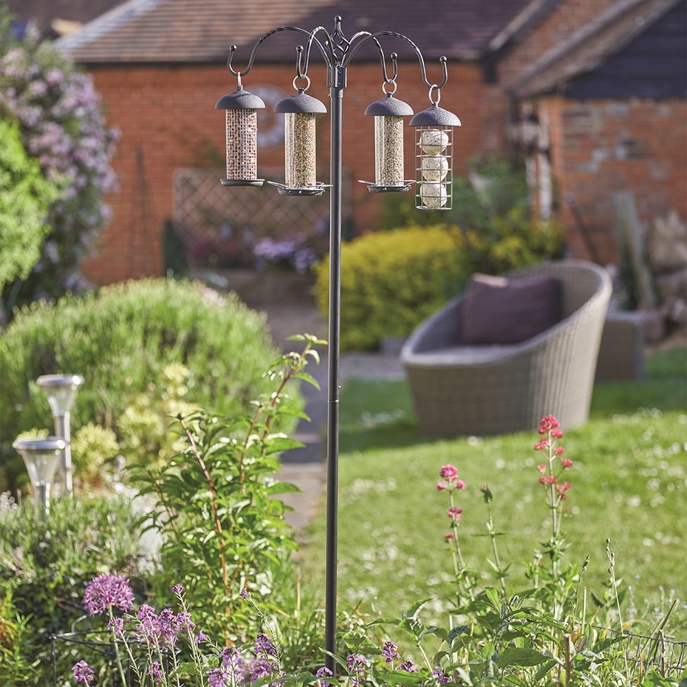 Complete quartet simple bird feeder