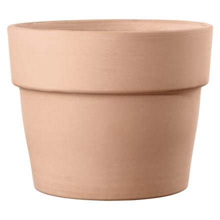 Italian wide rim terracotta plant pot