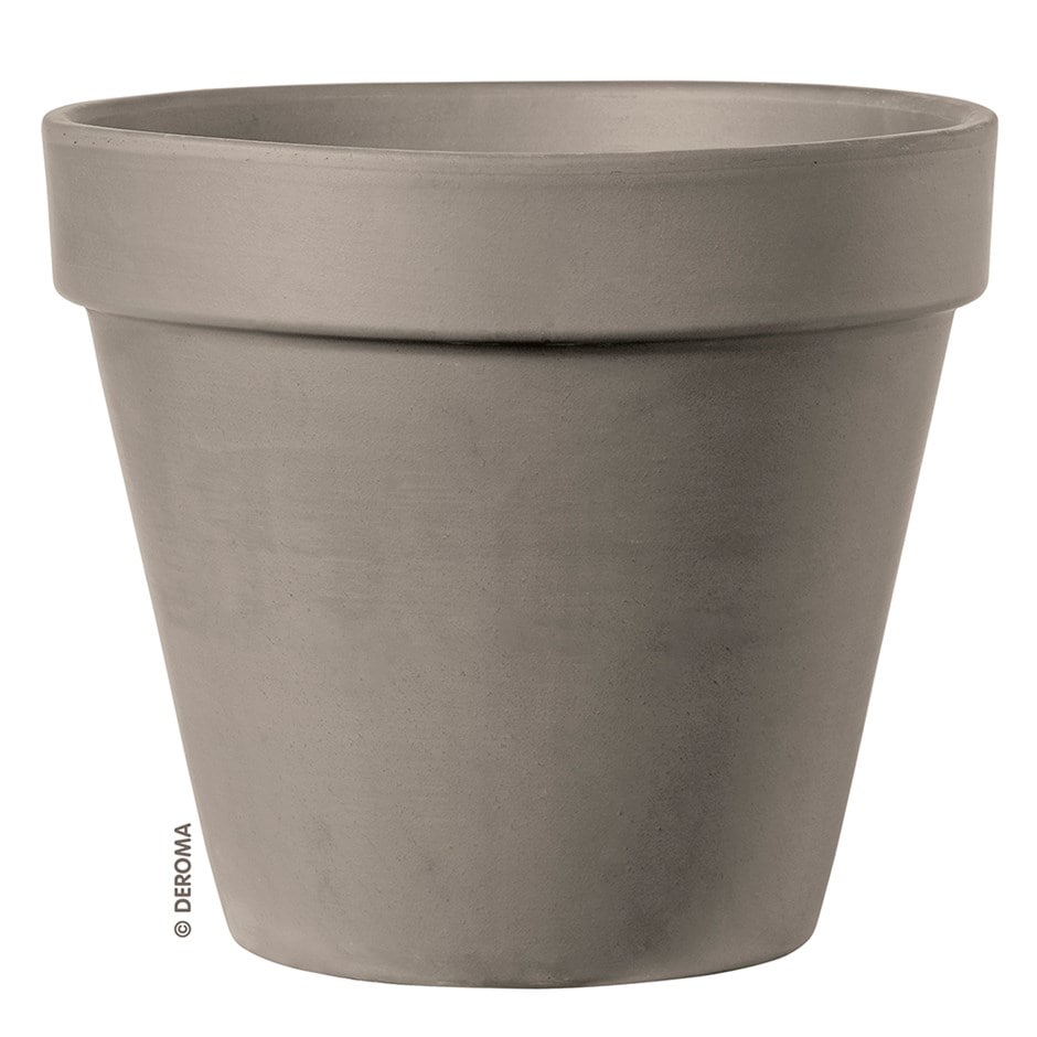 Classic grey Italian terracotta pot