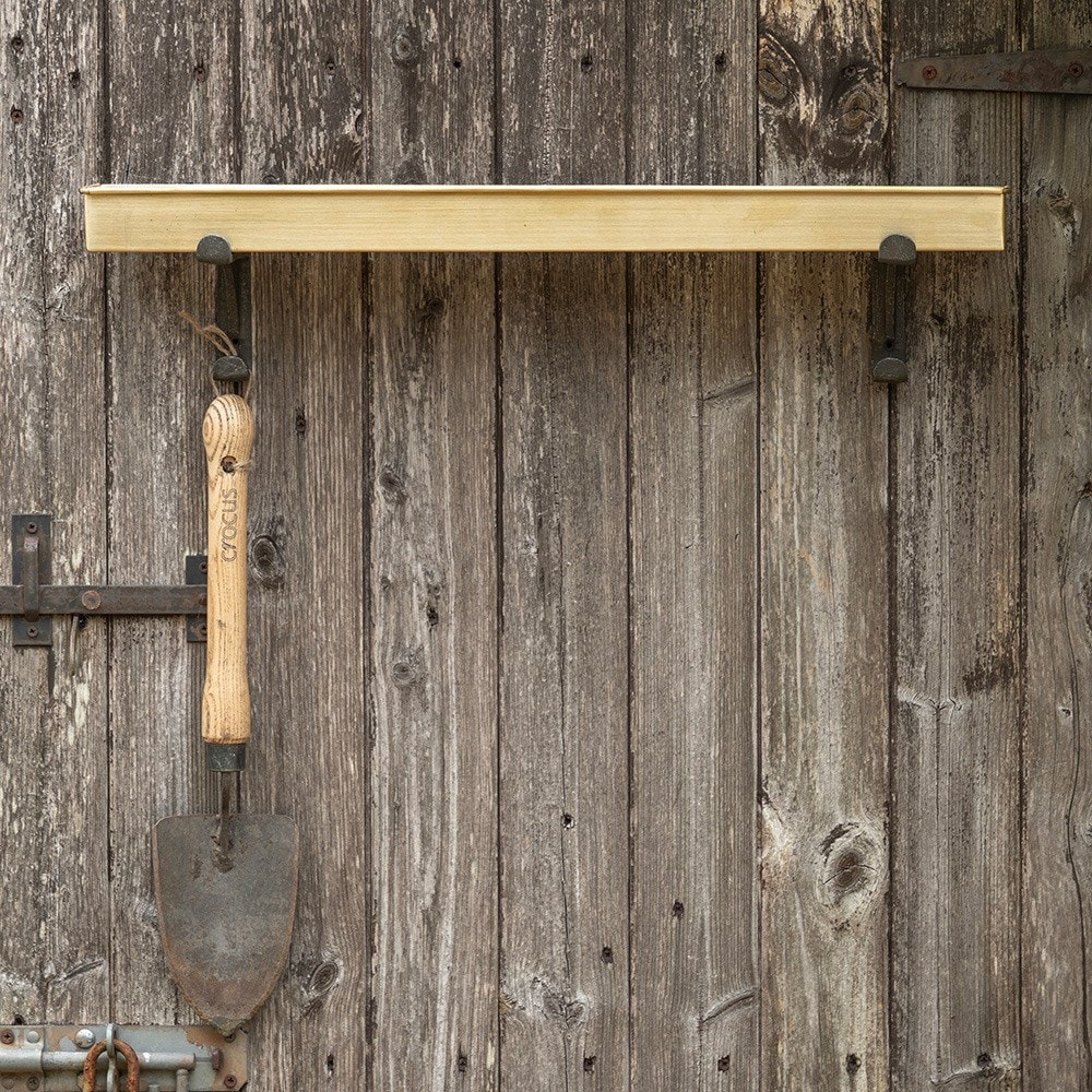 Wall tray brackets with hanging hook - set of two