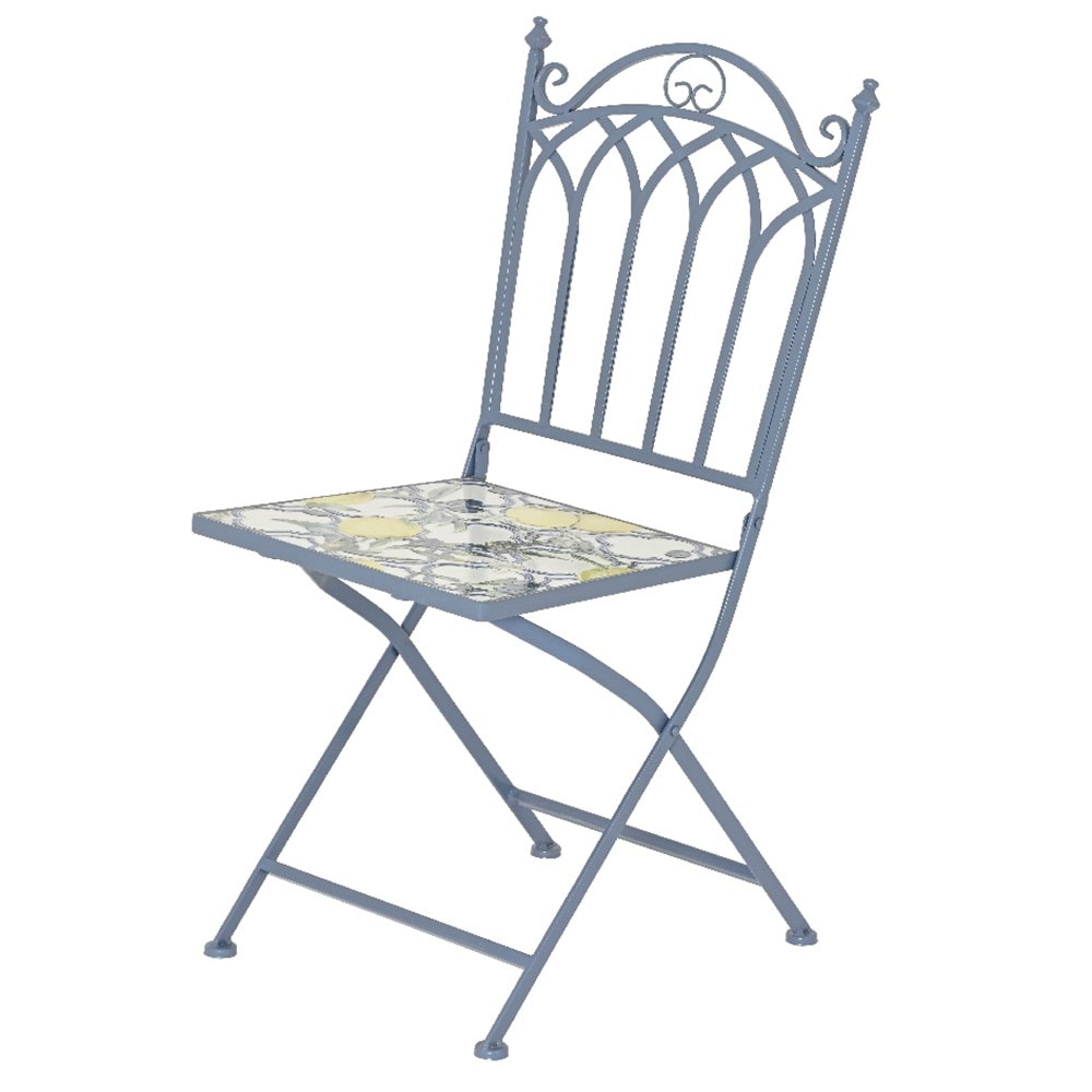 Lemon tile bistro set