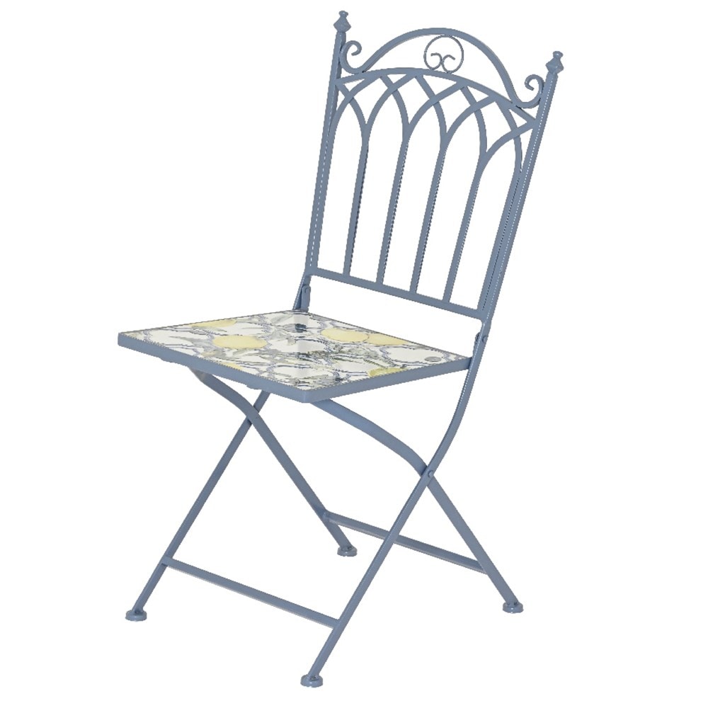 Lemon tile bistro set