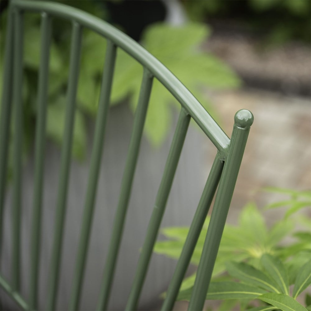 Green mosaic bistro set