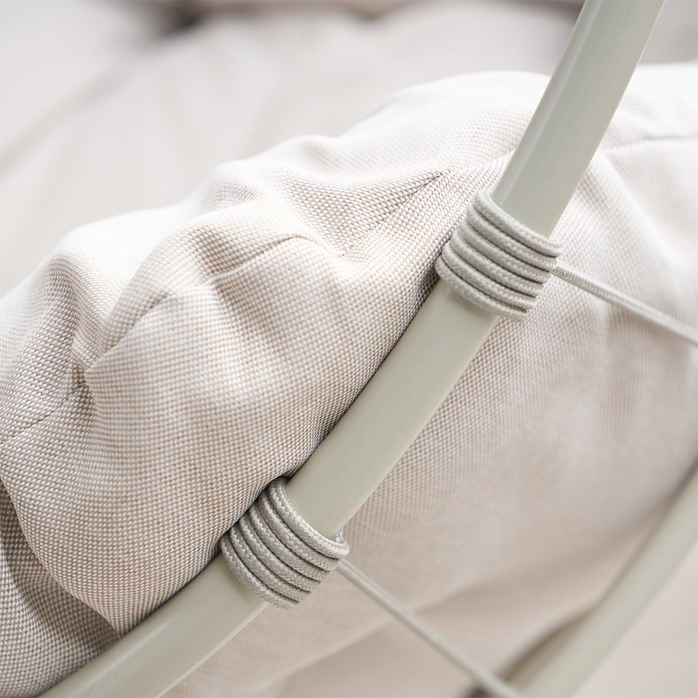 Lyon double hanging chair - putty