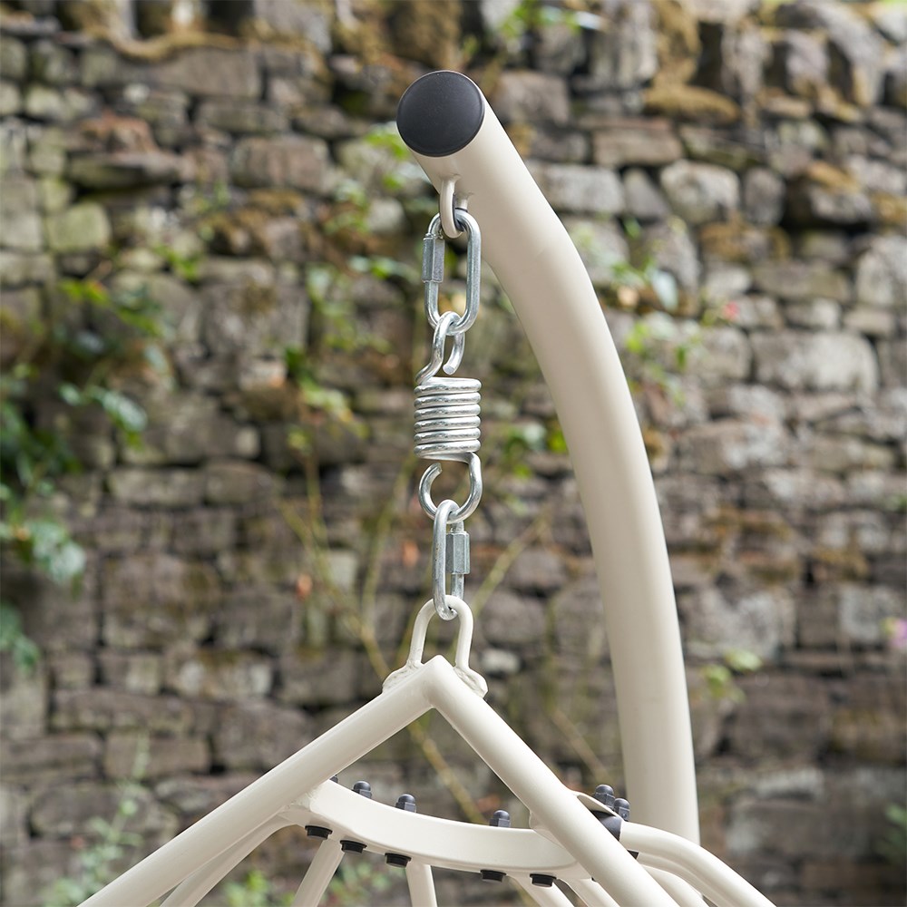 Lyon double hanging chair - putty