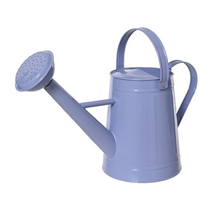 Metal watering can - light blue