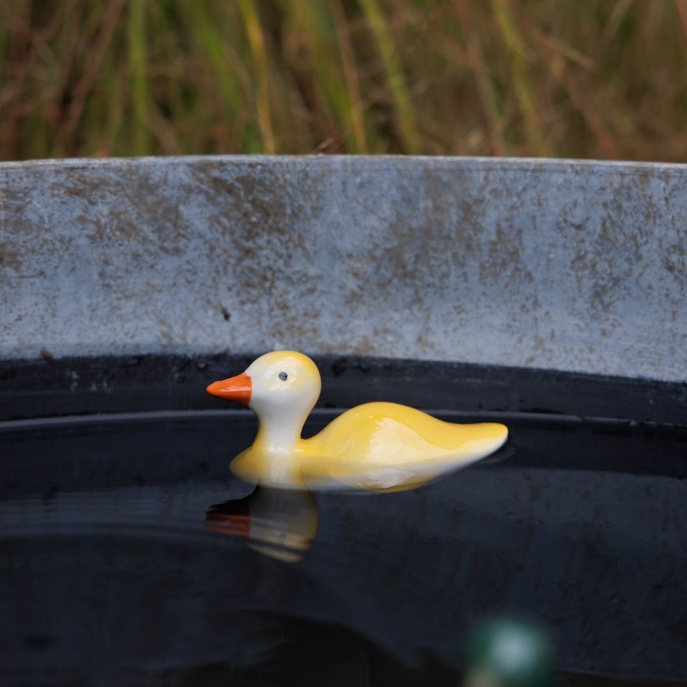 Set of 3 floating porcelain birds