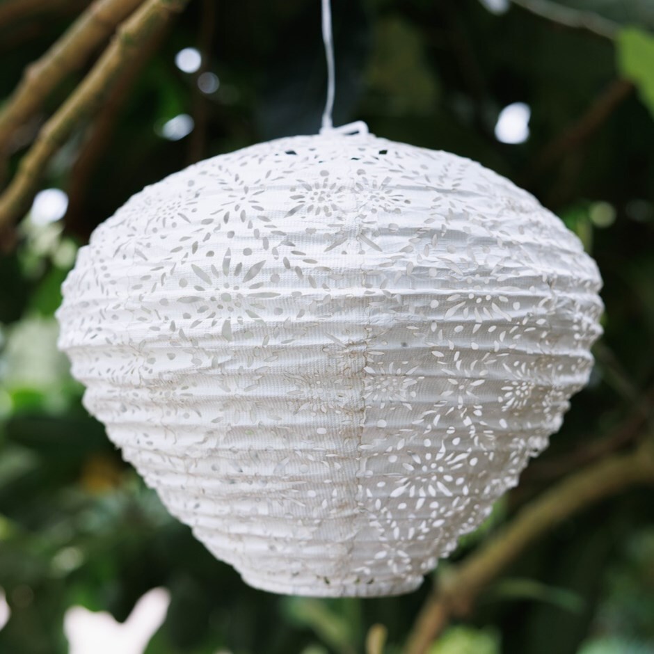 Solar hive lamp - white