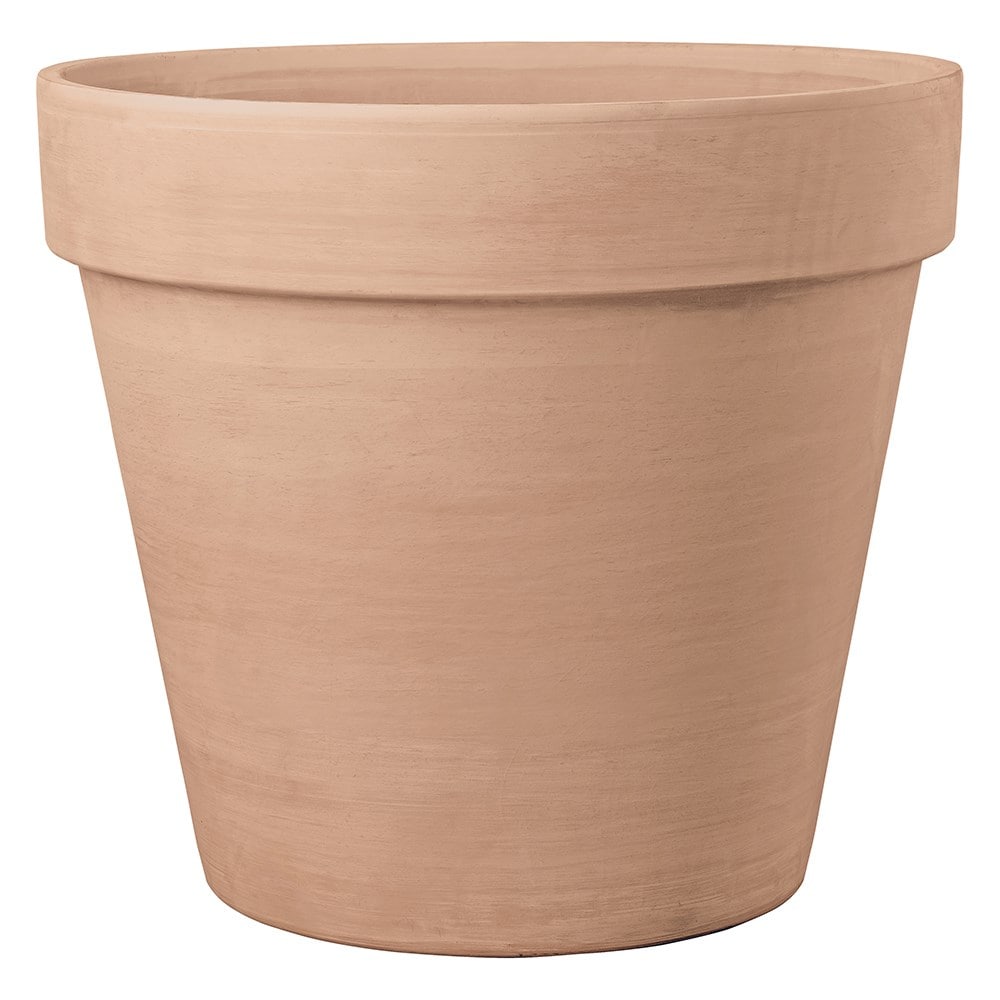 Magno terracotta pot - whitewash