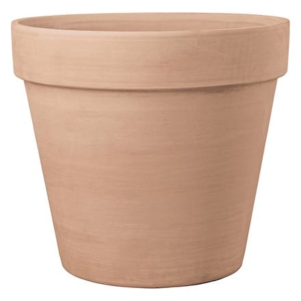 Magno terracotta pot - whitewash