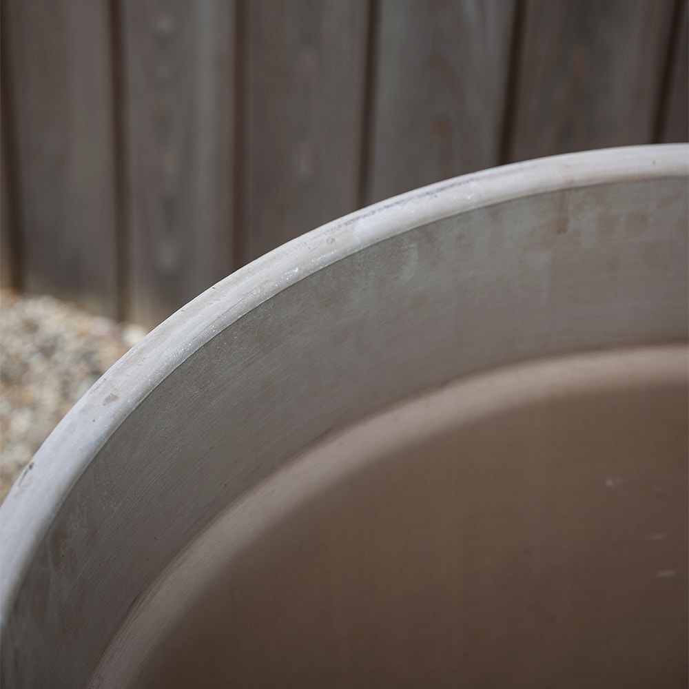 Magno terracotta pot - grey